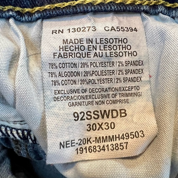 Wrangler Mens Slim Straight Fit Jean With Stretch in Judson Size 30x30 - Picture 10 of 14